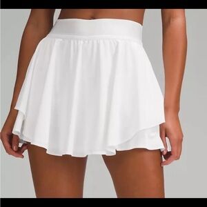 Lululemon White Court Rival Skirt